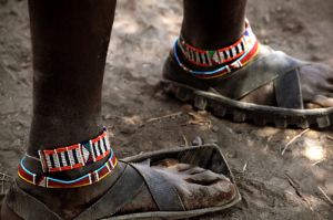 Masai Footwear from Rubber Tyres